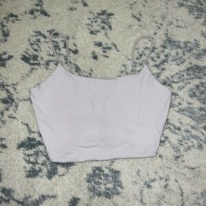 White Garage Crop Top